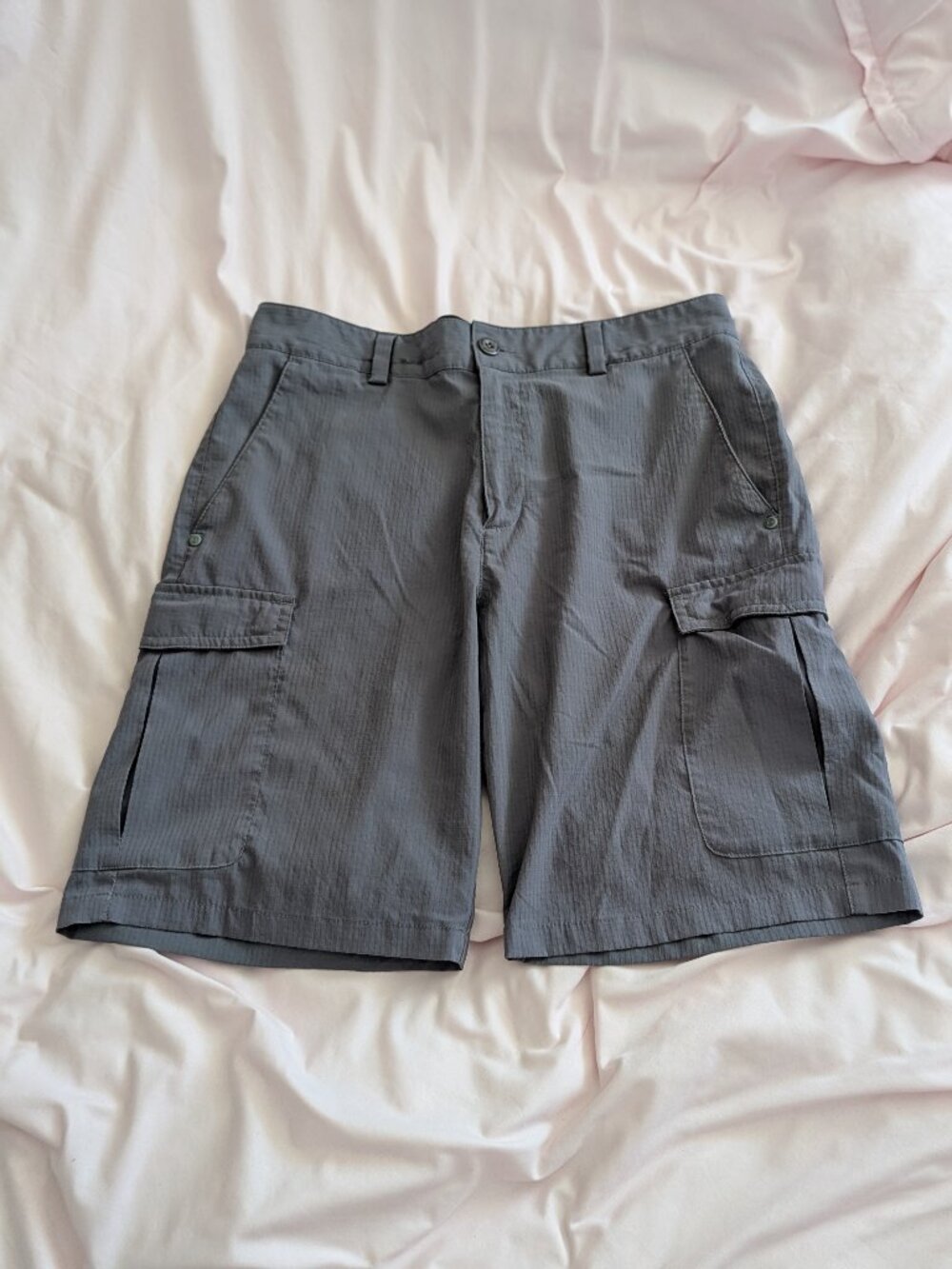 Under Armour Grey Ripstop Cargo Golf Shorts 30 - Picture 1 of 16